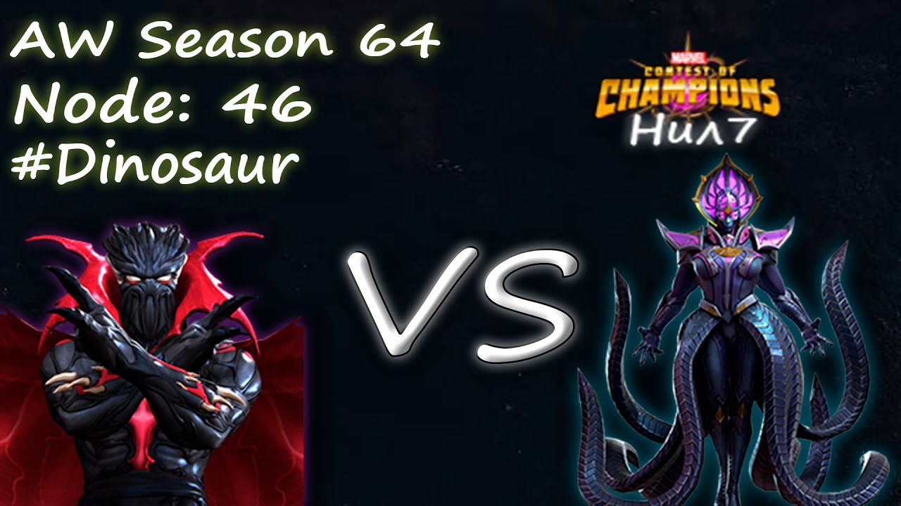 Mcoc aw node 46 R4 Symbiote Supreme VS R4 Imperiosa