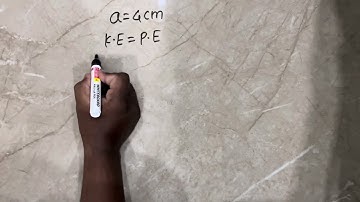 59. A particle is vibrating in S.H.M. with an amplitude of 4 cm. At what displacement from the equil