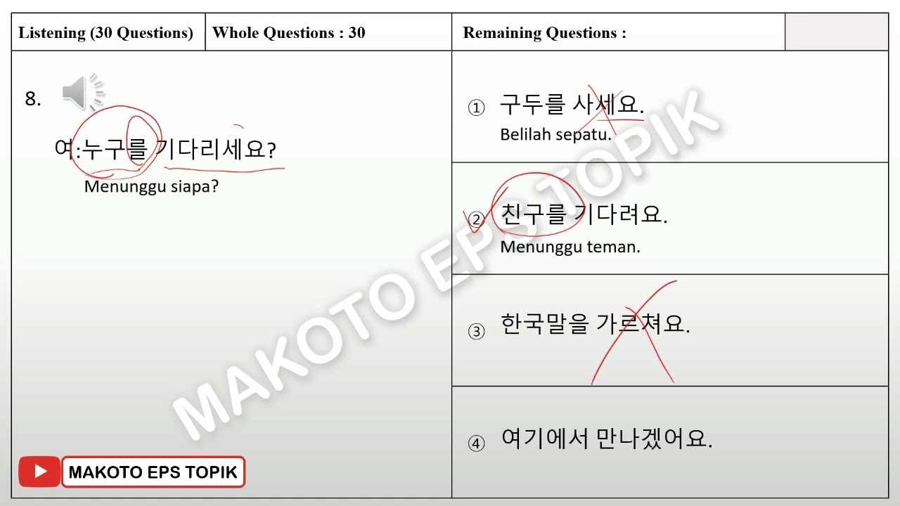 SOAL LISTENING TANYA JAWAB  # 1 I UBT 2023