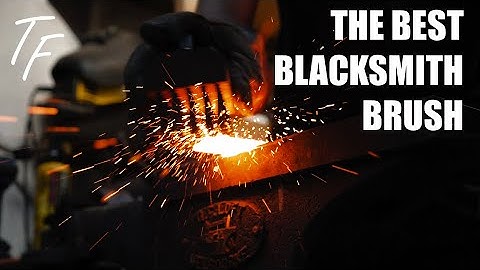 FORGING A BUTCHERS BLOCK BRUSH HANDLE