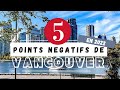 Canada   les 5 points ngatifs de vancouver en 2022