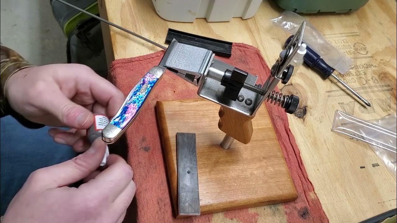 Case Knife Sharpening with a KME Precision Knife Sharpening Kit YouTube