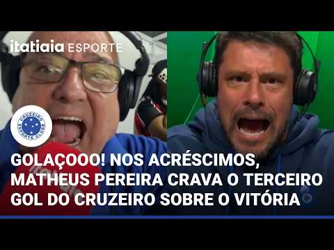 STUNNER! MATHEUS PEREIRA SCORES IN STOPPAGE TIME TO SEAL CRUZEIRO'S ROUT OVER VITÓRIA