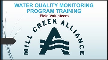 MCA Water Quality Monitoring - Field Volunteer Training Video