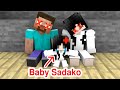 Monster School : Baby Dinosaur and Baby Sadako - Sad Story - Minecraft Animation