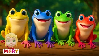 five little speckled frogs mary nursery rhymes