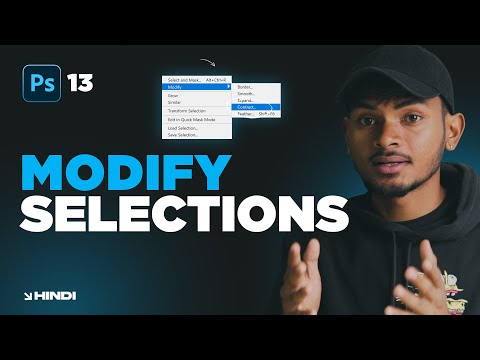 MODIFY SELECTIONS in Adobe Photoshop | Hindi | Ep 13