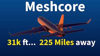 Hello AmRRON Meshcore!   ...from 31k ft and 225 miles away