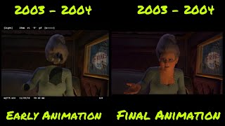 Shrek 2 (2004) Technical Goofs Early Animation and Final Animation Comparison