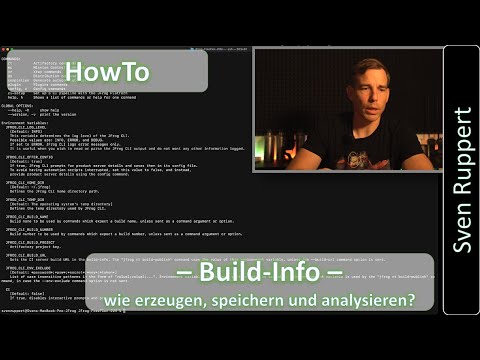 Wie erzeuge ich eine Build Info, oder auch Build Metadata  - 202109 - deutsch - 4k