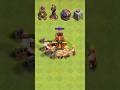 Which Defense Performs Better Against Mass Attacks? 🏰🔥#clashofclans #shorts #gaming #challenge
