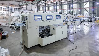 High speed automatic 2 rolls kitchen towel paper bundle packing machine