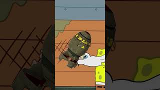 What a cute little nuke #spongebob