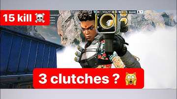 3 times 1 vs 3 Clutches in one game APEX LEGENDS MOBILE🔥🤫