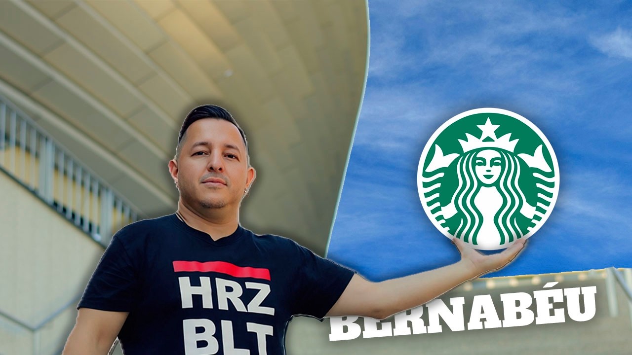 Fui al Starbucks DE LOS RICOS en el BERNABÉU