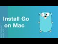 how to install Golang on mac