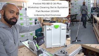 Festool RS BD D 36 Plus Workshop Cleaning Set In Systainer Part Number 203409