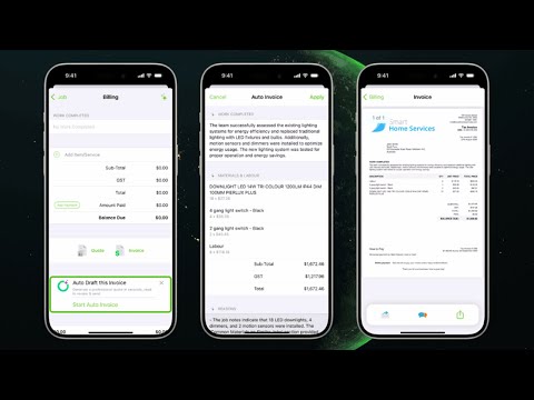 Auto Quote Invoice ServiceM8 iOS app