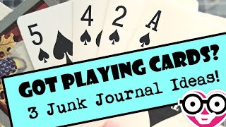 GOT PLAYING CARDS? FUN JUNK JOURNAL IDEAS! The Paper Outpost!