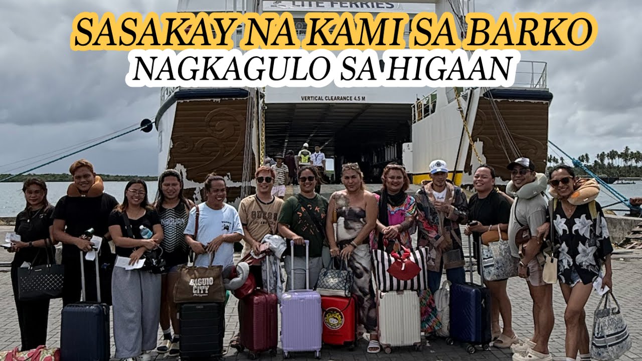 NANDITO NA KAMI SA BARKO | NAGKAGULO SA HIGAAN 😅 SEE YOU SIQUIJOR! #simplyamory 