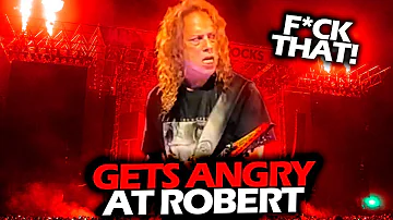 KIRK HAMMETT GETS ANGRY AT ROBERT TRUJILLO LIVE (2023) #METALLICA