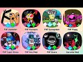 FNF Alphabet, FNF Pacmans, FNF Spongebob, FNF Piggy, FNF Super Bross, FNF Hex Mod, FNF Doors