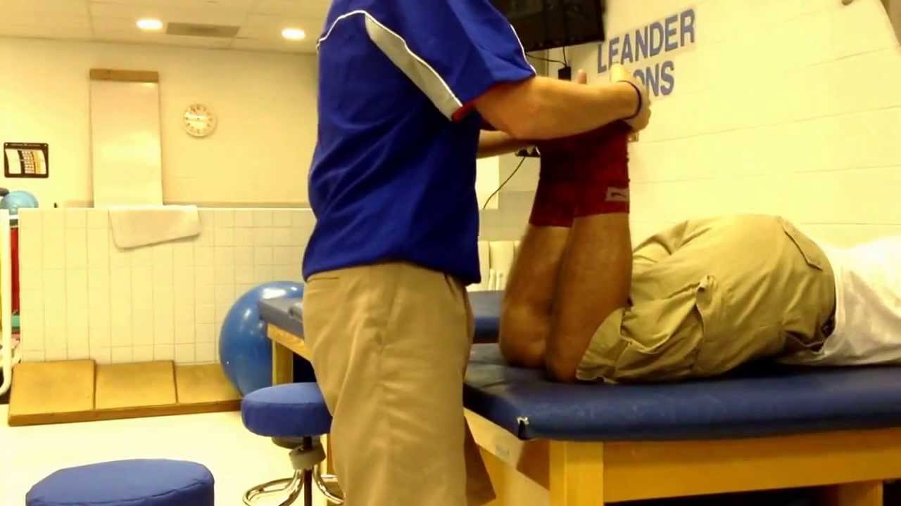 Hamstring/ knee flexion strength testing - semitendinosus