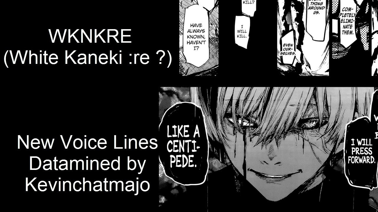 New Black Reaper and Dragon Kaneki Voice Lines re invoke & re birth