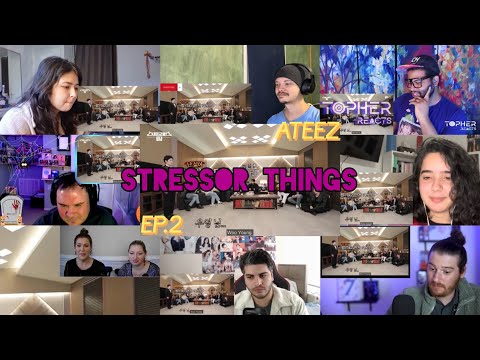 ATEEZ (μμ΄ν°μ¦) Stressor Things Ep.2 | REACTION MASHUP