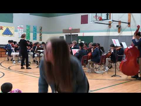 Eaglebrook String Orchestra Performs at Whately Elementary School: "Brandenburg Concerto No  3"