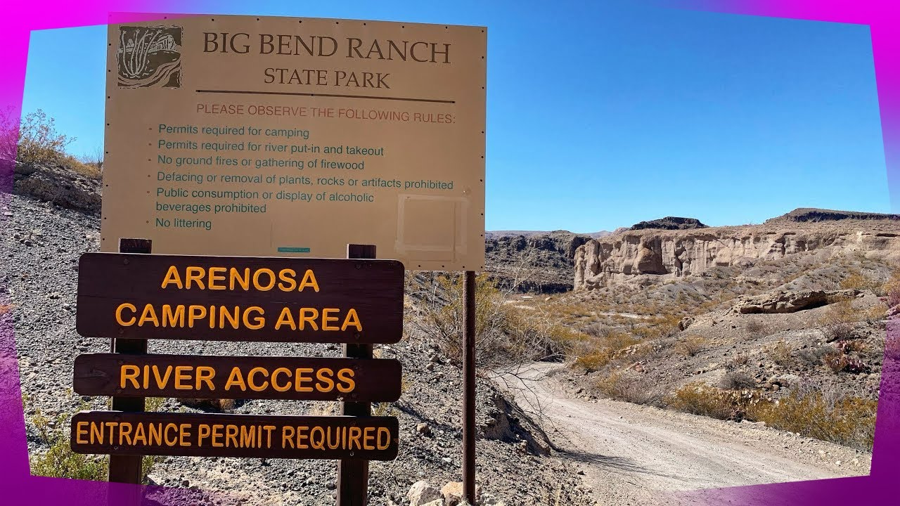 Arenosa Campground Big Bend Ranch State Park YouTube