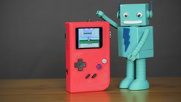 DIY Raspberry Pi Gameboy - 3D Printed #3DPrinting #Adafruit