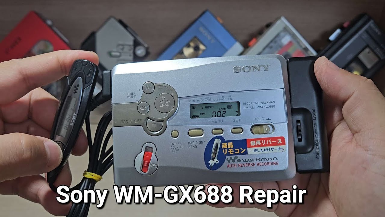 Sony WM-GX688 Repair Cassette Player Walkman - YouTube