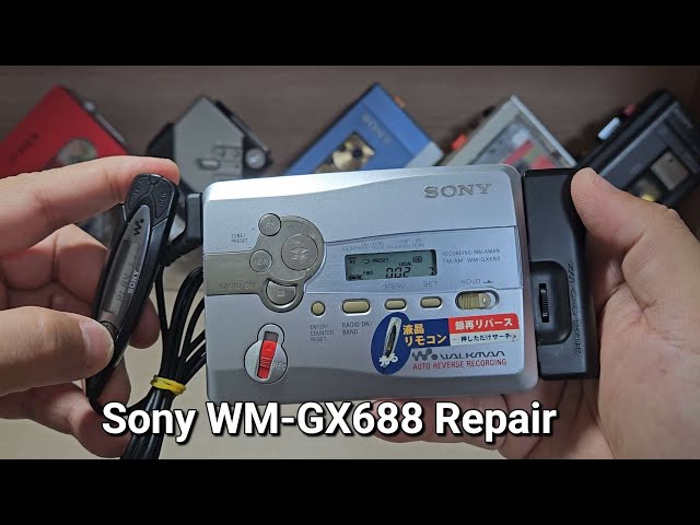 Sony WM-GX688 Repair Cassette Player Walkman - YouTube