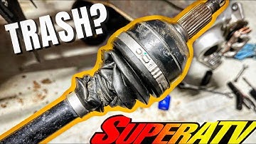 Wrapped SuperATV Rhino 2.0 axles - Is it toast?