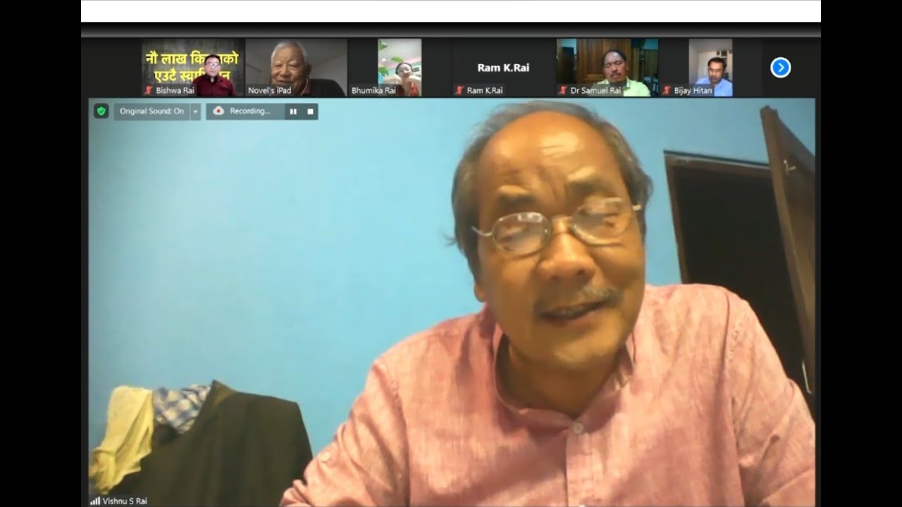 एक भंगालो कविताहरुको Poem Recitation By Dr . Vishnu S Rai on 5/22/2022 ...