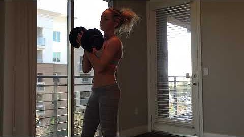 Dumbbell Pop Squats