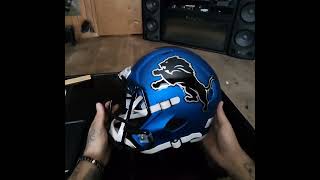 Speed NFL Detroit Lions Replica Helmet shot on  RAY BAN META. #metarayban #raybanmeta #detroitlions 