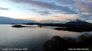 DJI Mavic Air - Sunrise at Lough Conn, County Mayo, Ireland.