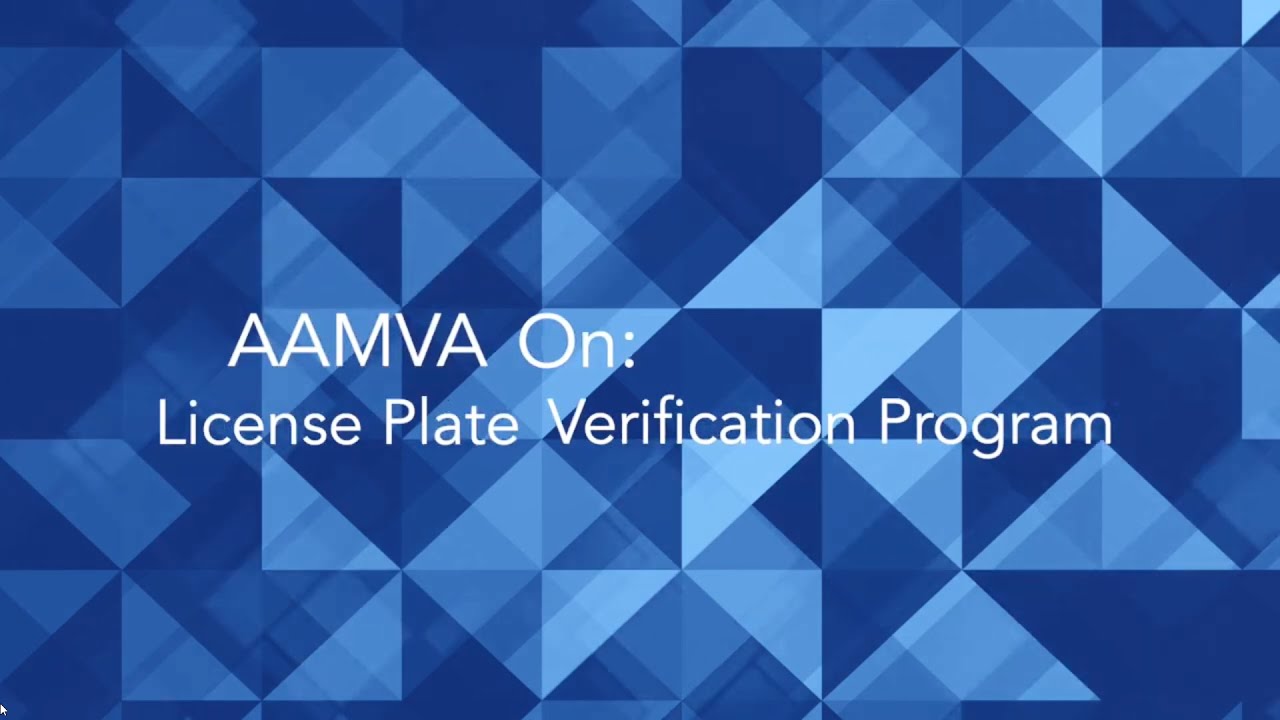 License Plate Verification Program YouTube