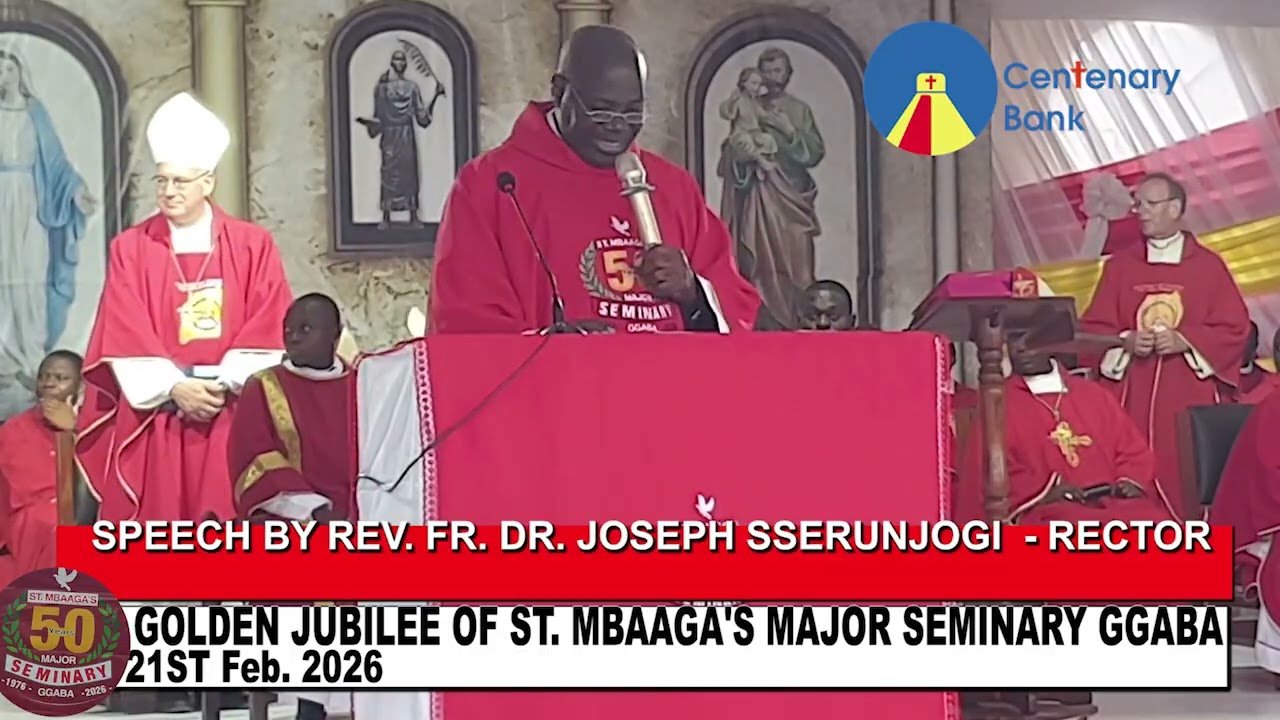 SPEECH BY REV  FR  DR  JOSEPH SSERUNJOGI   RECTOR