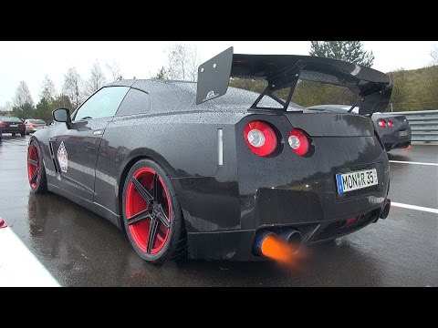 1500HP NISSAN GT-R R35 SHOOTING FLAMES!