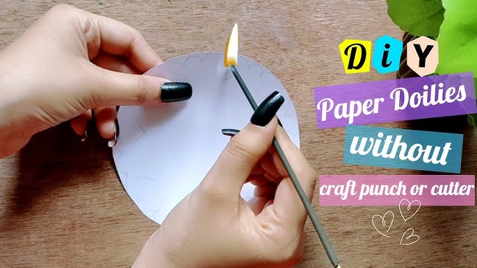 How to make paper Doilies for Journal How to make Doilies at home  #craftersworld #journalsupplies 