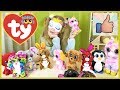 ЧЕЛЛЕНДЖ Угадай игрушку BEANIE BOO'S руками в коробке ЗАКРЫТЫМИ ГЛАЗАМИ CHALLENGE видео для детей