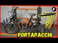 Portapacchi Pieghevole Per 2 Fat Bike, Gancio Veicolo Con Lucchetto - Acciaio