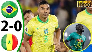Brazil vs Senegal 2-0 Resumen y Goles COMPLETO 🔥 Amistoso 2025 HD