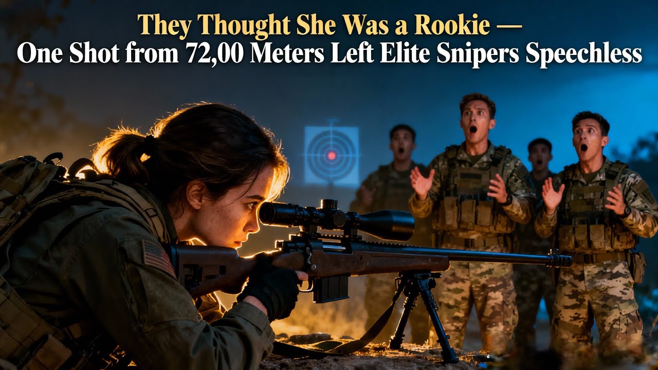 They Thought She Was a Rookie — One Shot from 72,00 Meters Left Elite Snipers Speechless | Emotional
