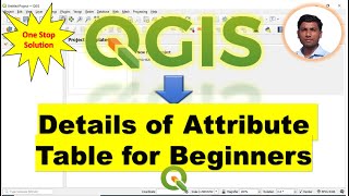 Details of working with the attribute Tables in QGIS Complete tutorial in Bengali for beginners