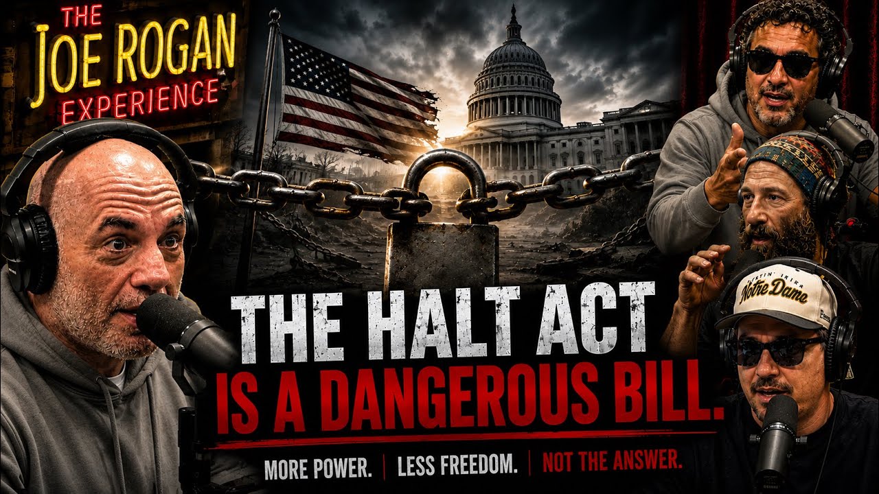 Joe Talks About The New Surveillance Bill That Everyone Is Criticizing “HALT ACT” | Joe Rogan 