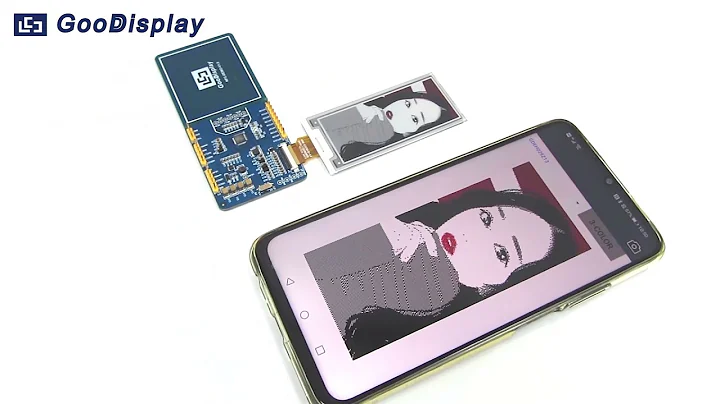 How to use NFC drive board to refresh e-paper screen module from Good Display